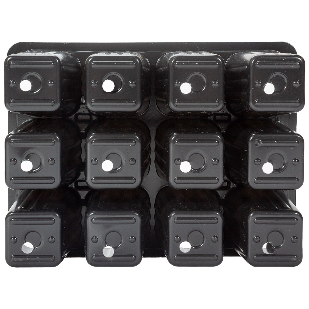 Мини кассета для рассады, 12 ячеек, объем ячейки 60мл