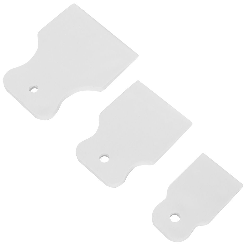 Набор шпателей Fit, резиновых, 40-60-80мм, 3шт