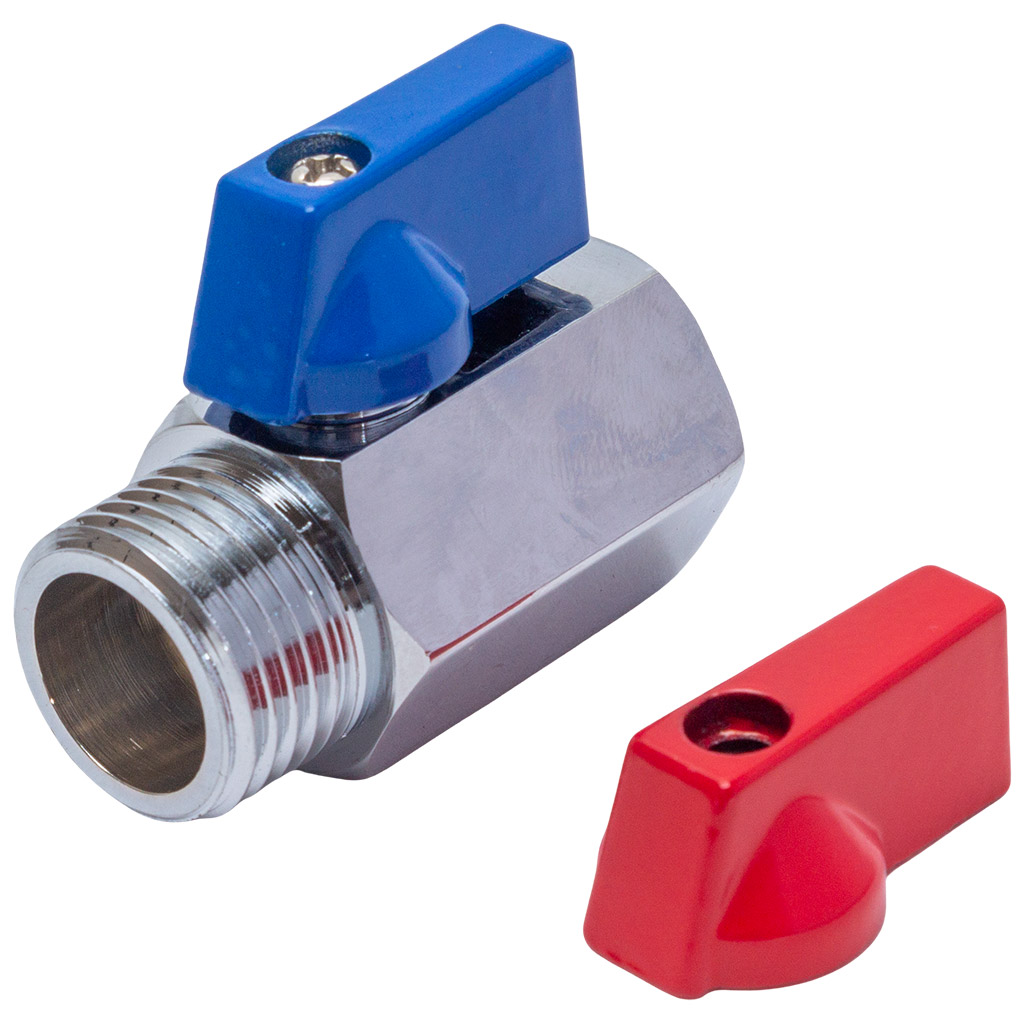 Кран шаровый для воды TIM Mini, 1/2" г-ш