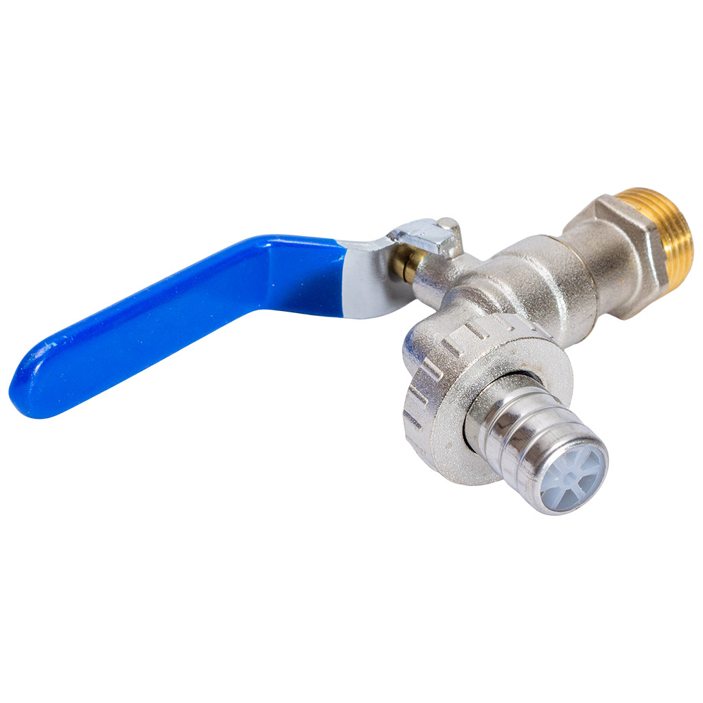 Кран шаровый водоразборный TIM, 1/2", рычаг