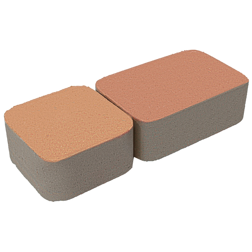 Плитка тротуарная прессованная "Старый город", Зенит Черноземье, 2 формы, Золотая осень колор-микс, 40мм, 10.56м2/уп.