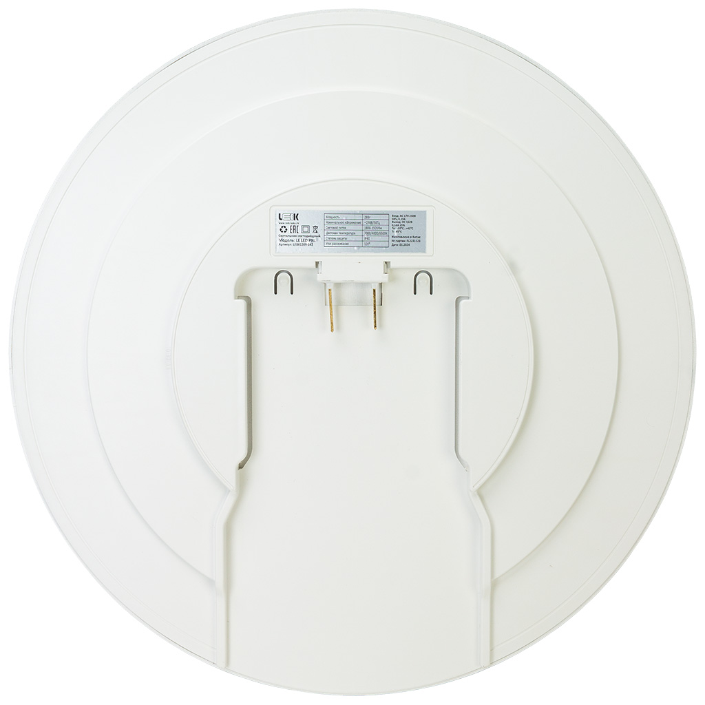 Светильник светодиодный Leek, 28Вт, 3000-6500К, IP40, черный