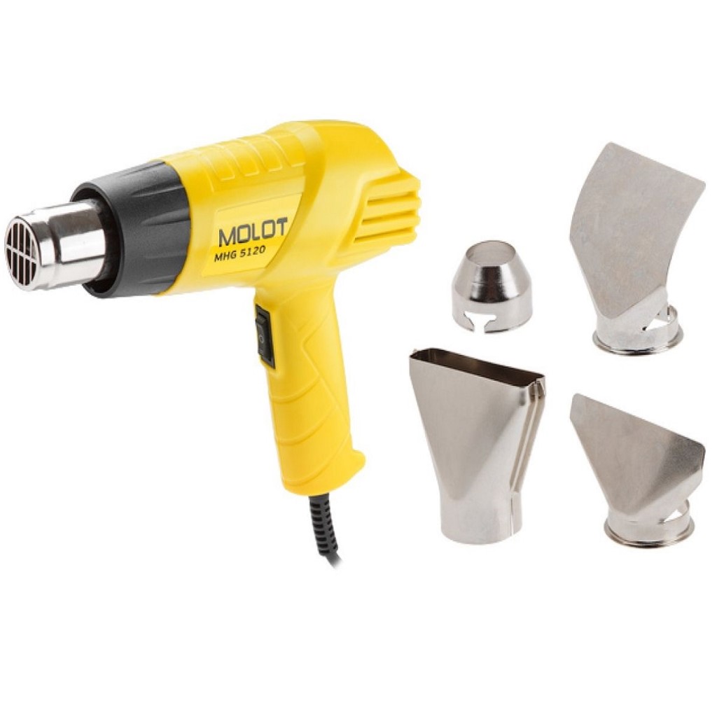 Фен строительный Molot MHG 5120, 2000Вт
