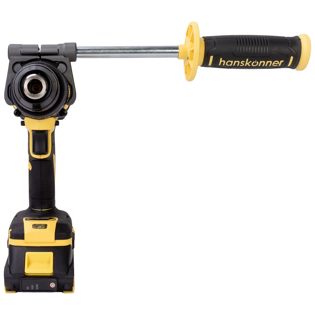 Дрель ударная Hanskonner, аккумуляторная, с бесщеточным двигателем, 18В, HCD18165BLI