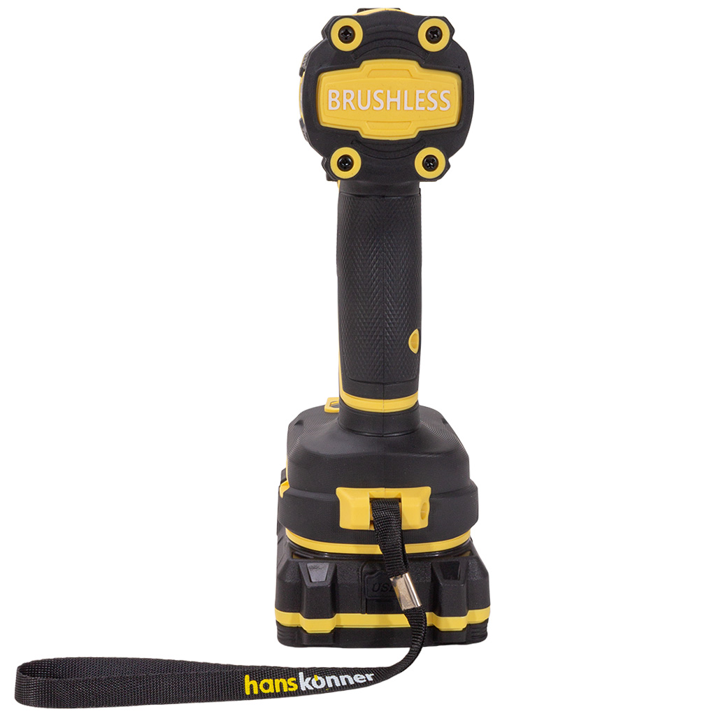 Дрель-шуруповерт Hanskonner аккумуляторная HCD2065BLIC, 1BatterySystem, 18В