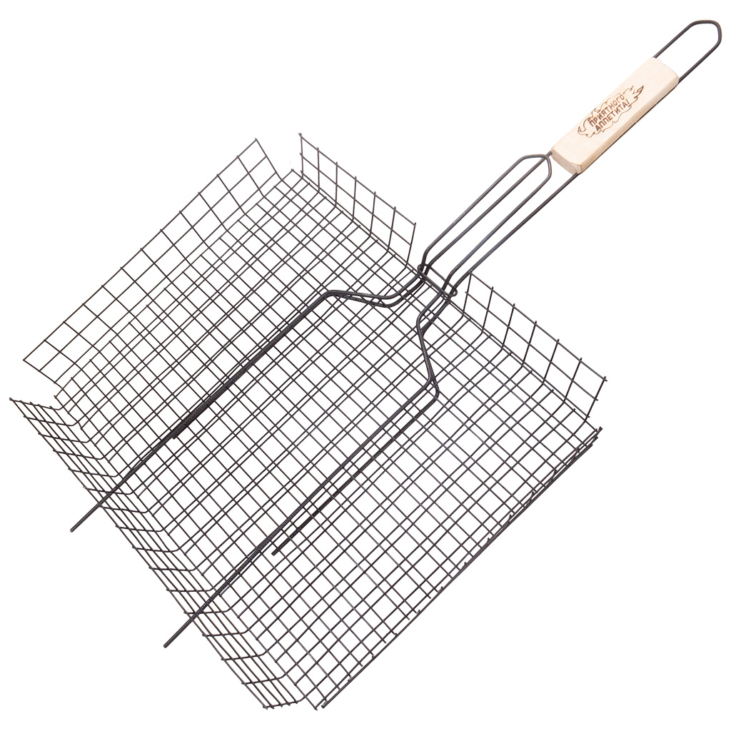 Решетка барбекю, глубокая, большая, 410х335х60мм