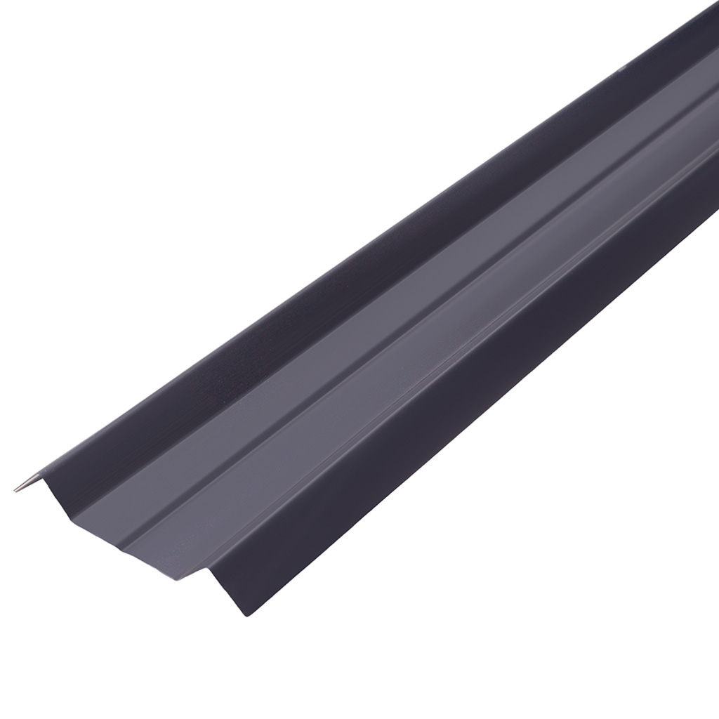 Штакетник металлический, 105 х 1250мм, RAL 7024 серый графит, М-образный