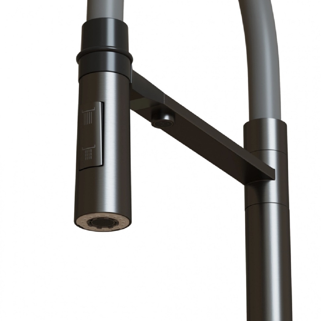 Смеситель для кухни MLSS-0401BL, с фильтром для питьевой воды, черный