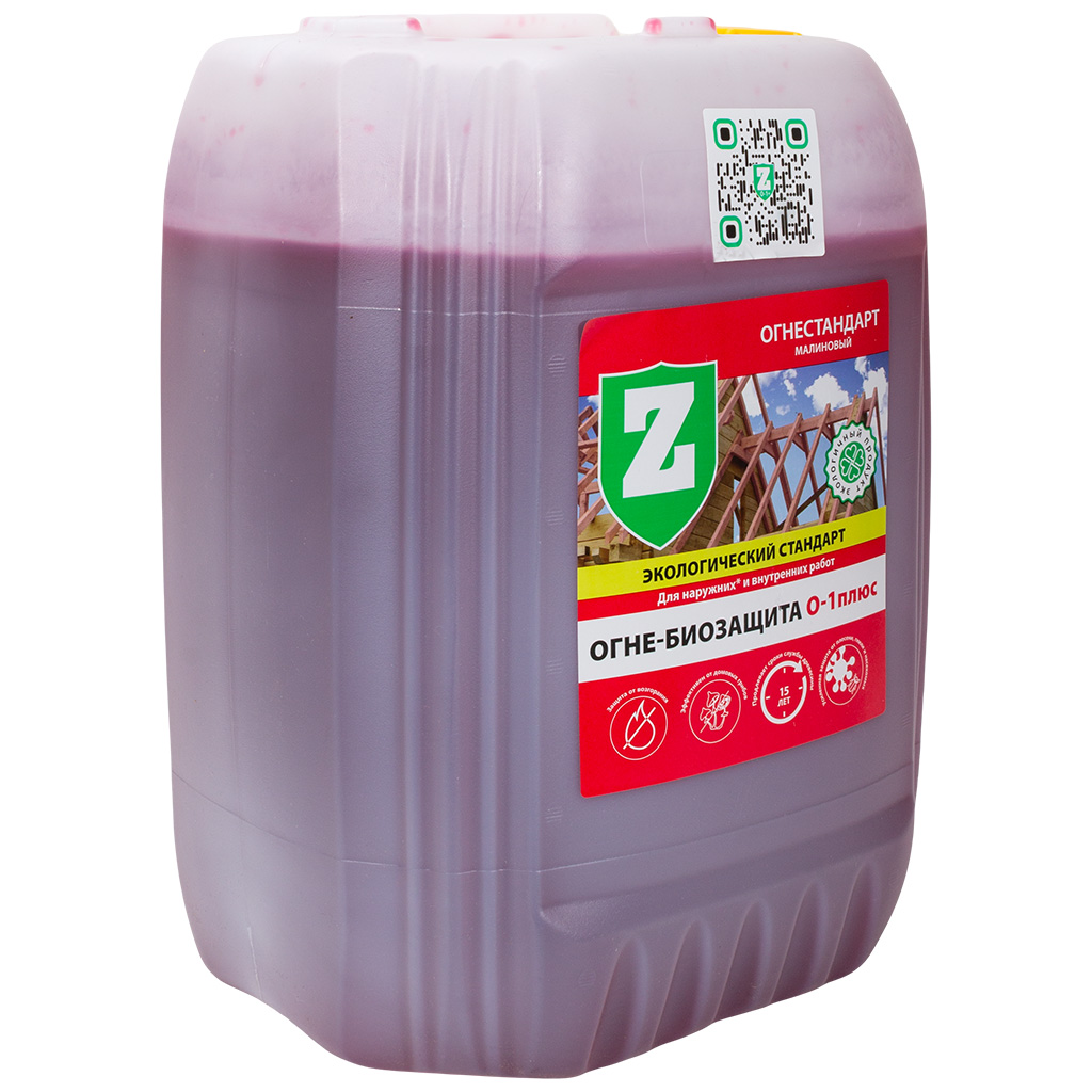 Антисептик Зелест O-1 плюс, ОгнеБио, малиновый, 10кг