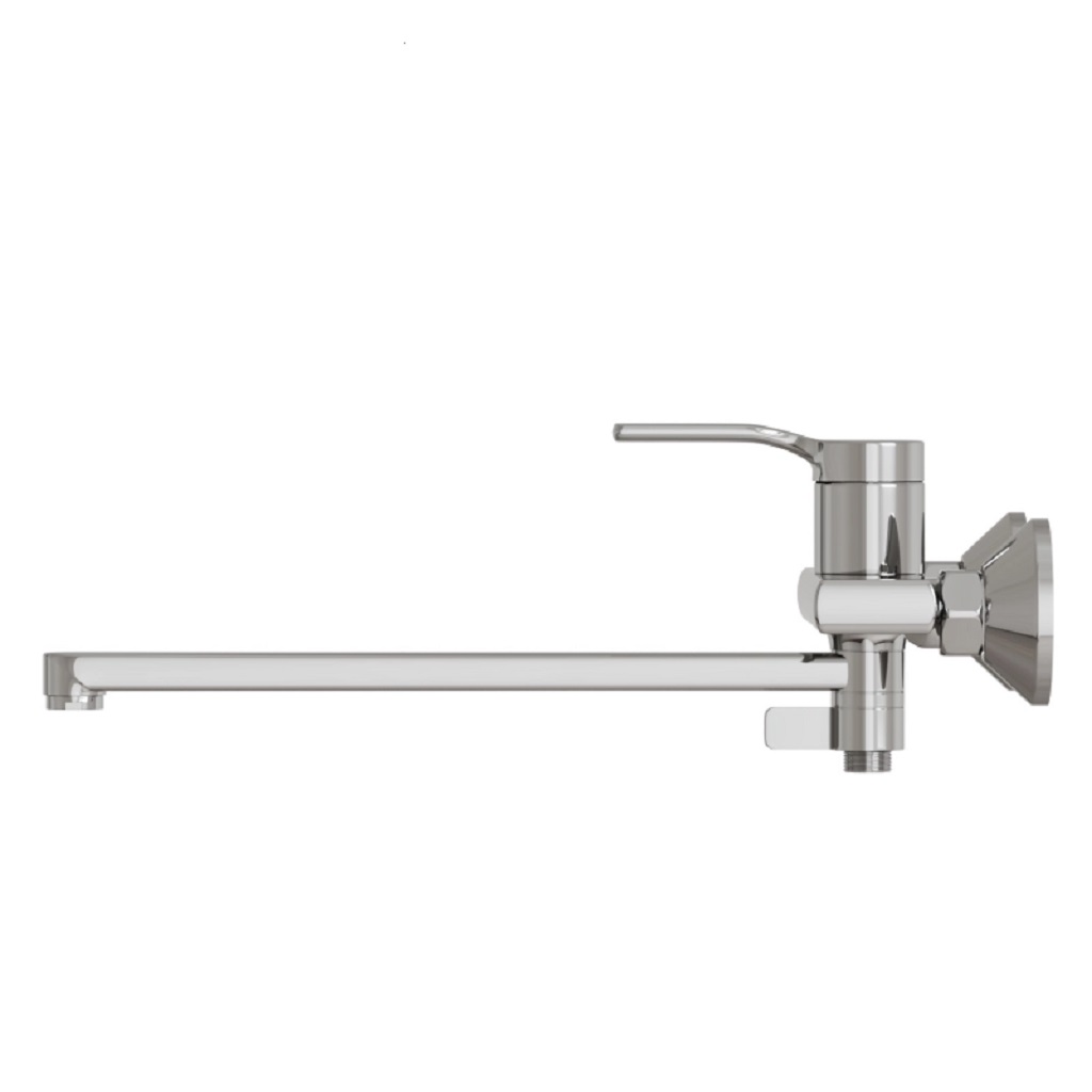 Смеситель Flat Mixline ML40-02, для ванны, хром