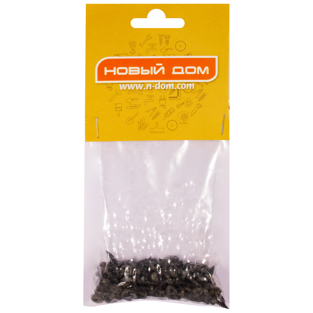 Саморез для металлического профиля 3.5 х 11, оксидированный, острый, пакет 100 шт/упак