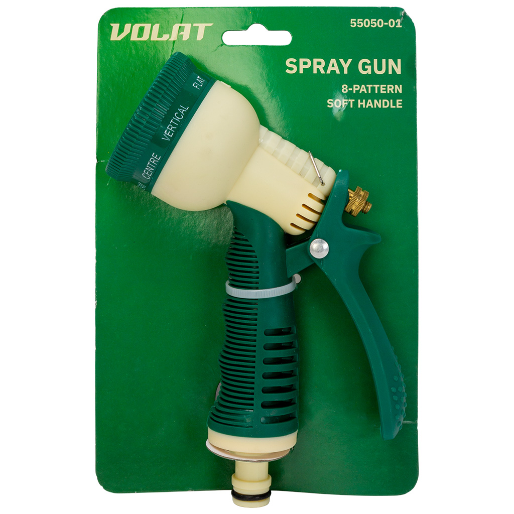 Пистолет-распылитель 8 режимов с мягкой ручкой, Волат