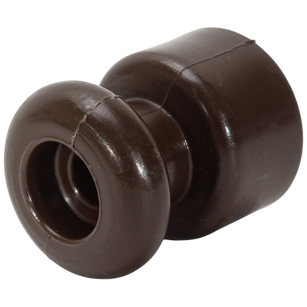 Изолятор для витых проводов Bylectrica Ретро, коричневый, 10шт/уп.