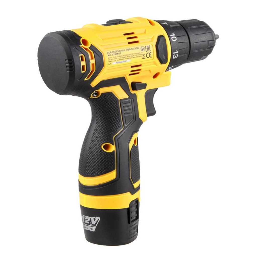 Дрель-шуруповерт аккумуляторная Мolot MBD 1213 Dli, 12В