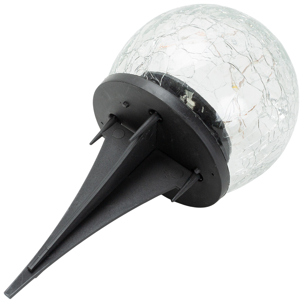 Светильник садовый на солнечной батарее, LE GSL1, шар кракелюр