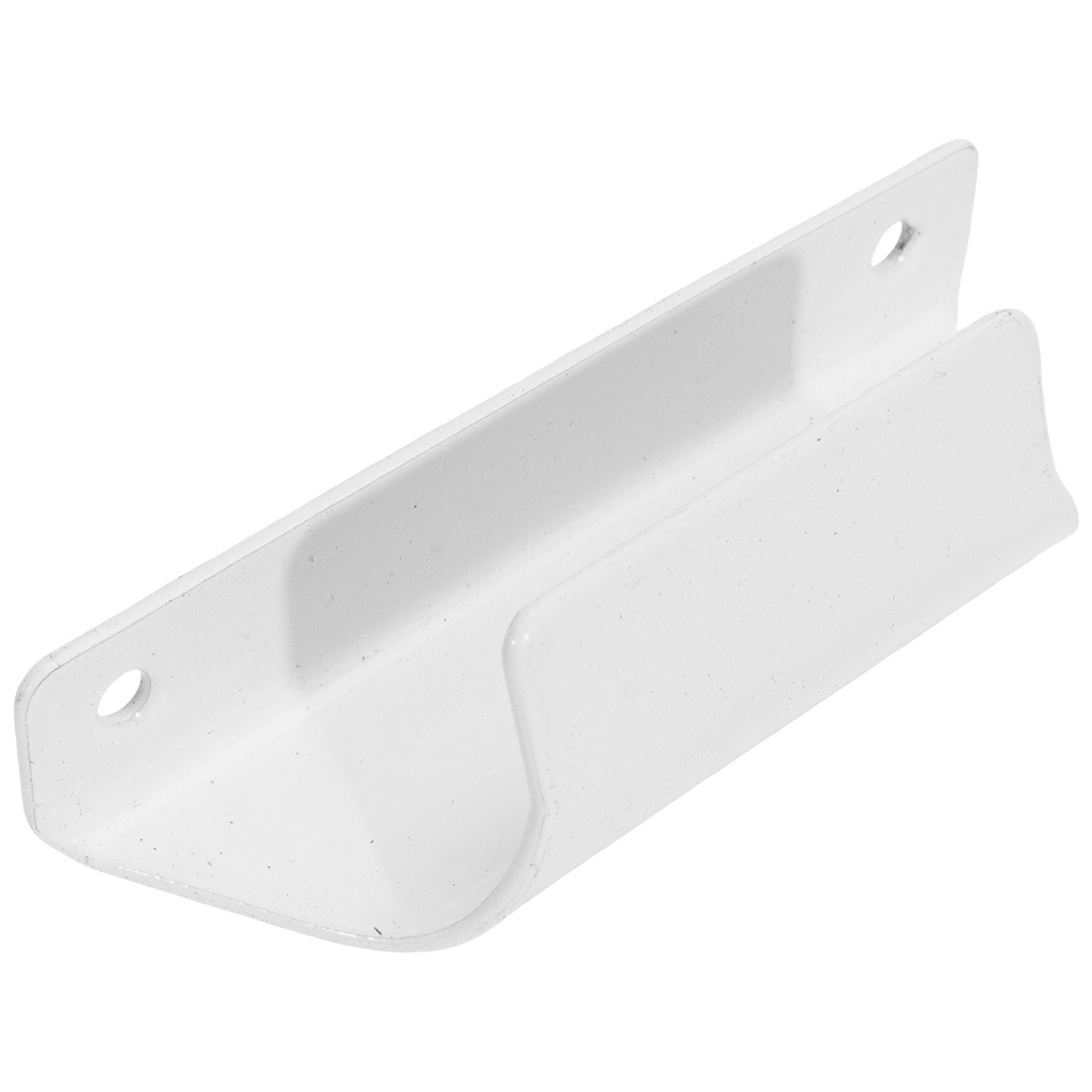 Ручка балконная, C-образная, белая