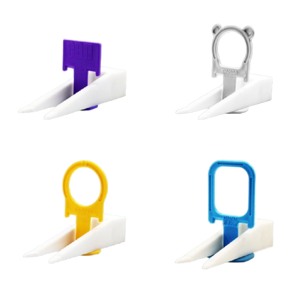 Клин двойной Decor Pro для плитки, 4-14мм, 40шт/упак