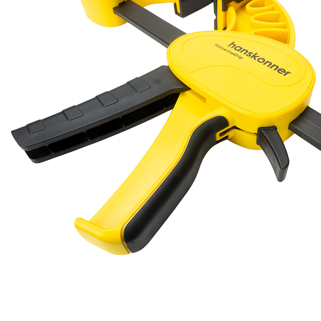 Струбцина пистолетная Hanskonner, нейлоновая, 150мм