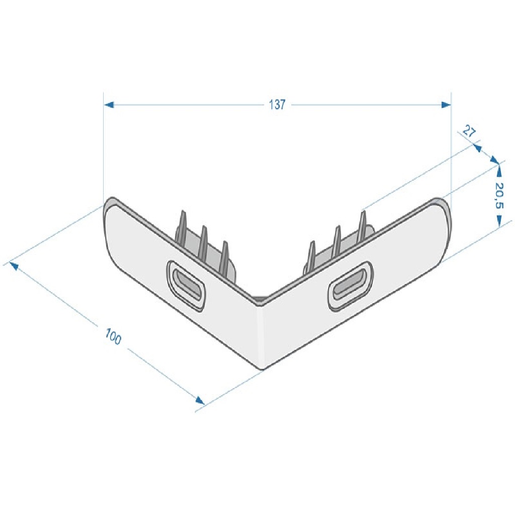 Угол стартовый Дёке Standard