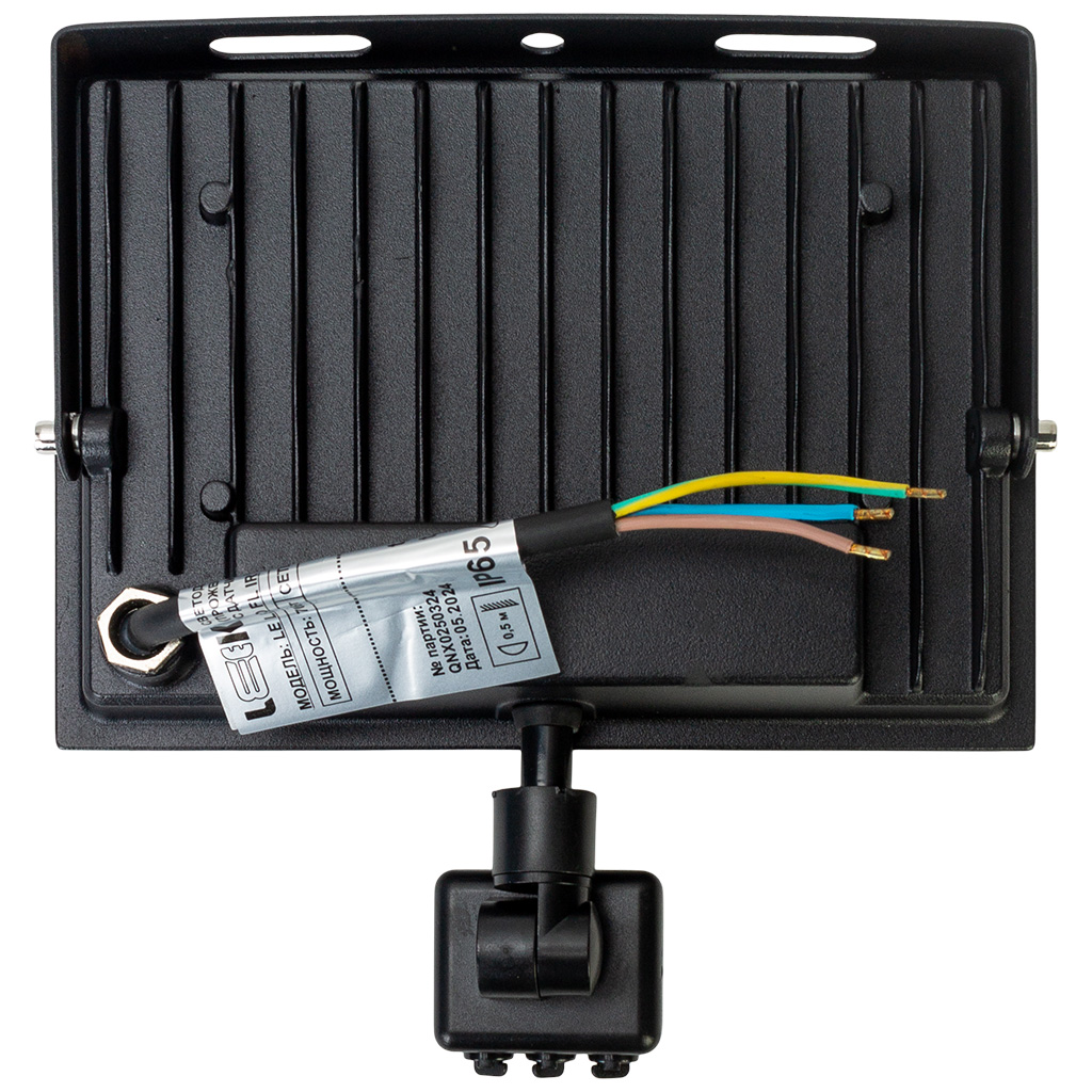 Прожектор светодиодный Leek, 70Вт, 6500К, с сенсором, IP65, черный