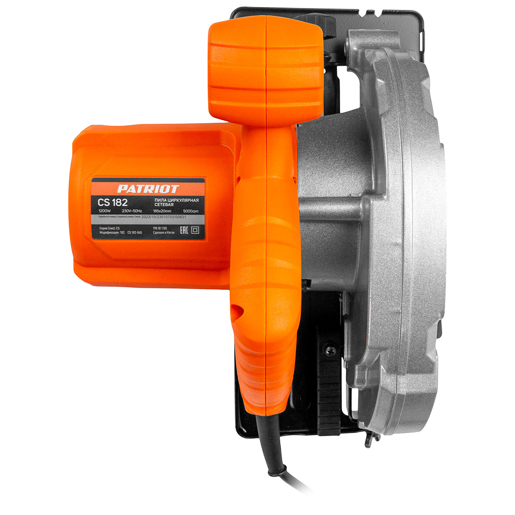 Пила циркулярная Patriot CS 182, 1200Вт