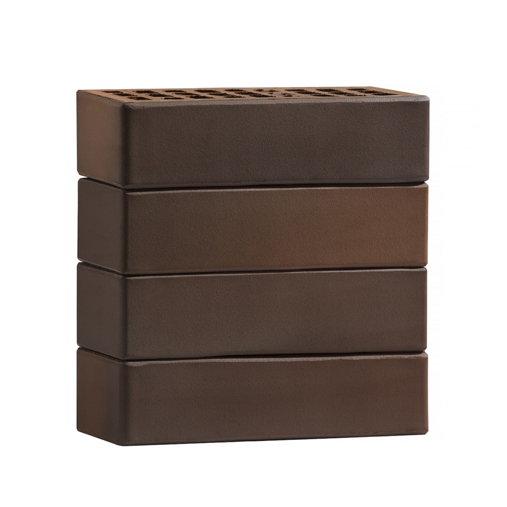 Кирпич лицевой керамический ВолгаБрик, баварская кладка Амур, 1,0НФ, М200, (480шт, упаковка).