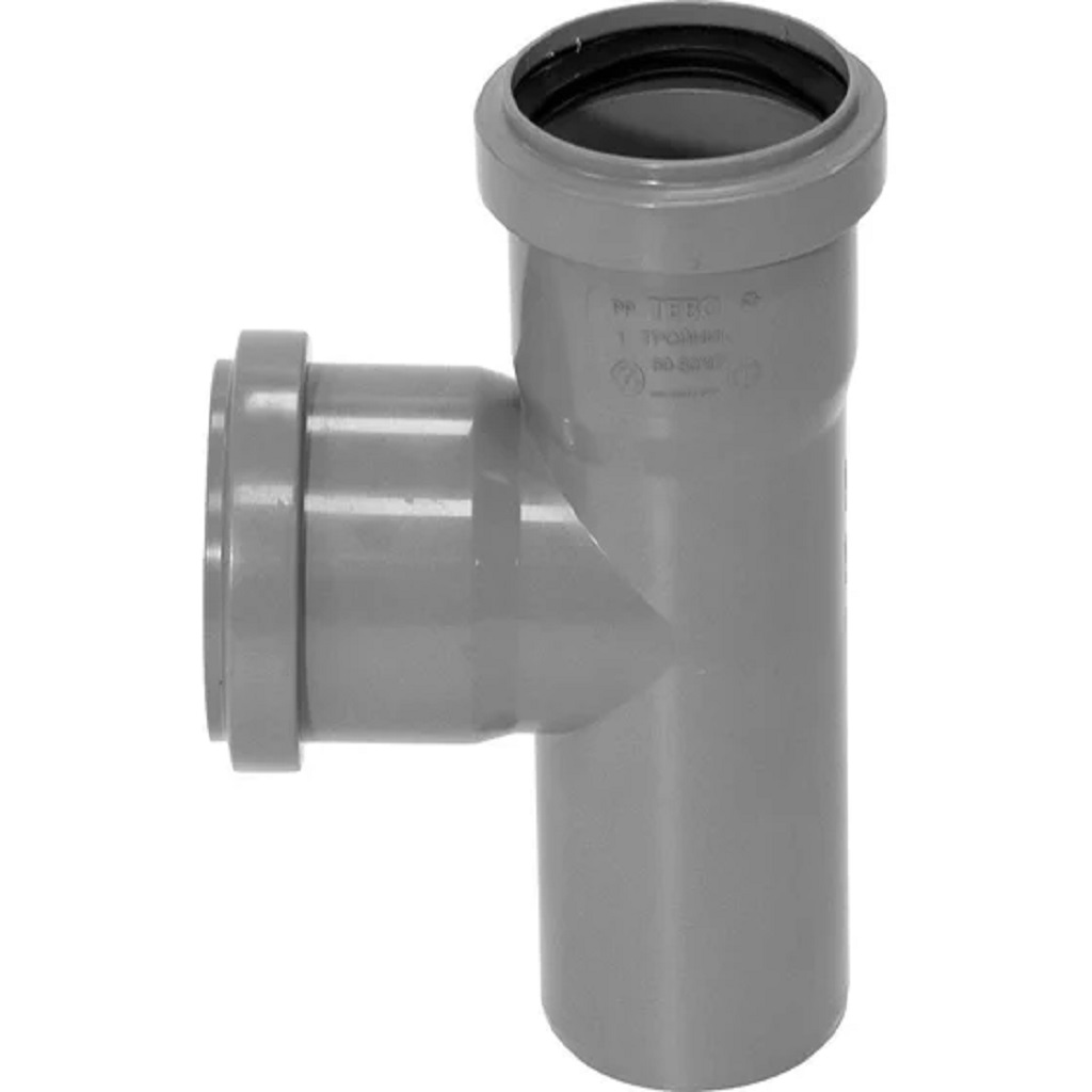 Тройник для внутренней канализации d 32х32мм, угол 87.5°