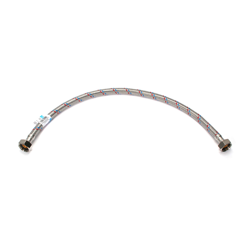 Подводка гибкая для воды, 1/2" г-г , 50см