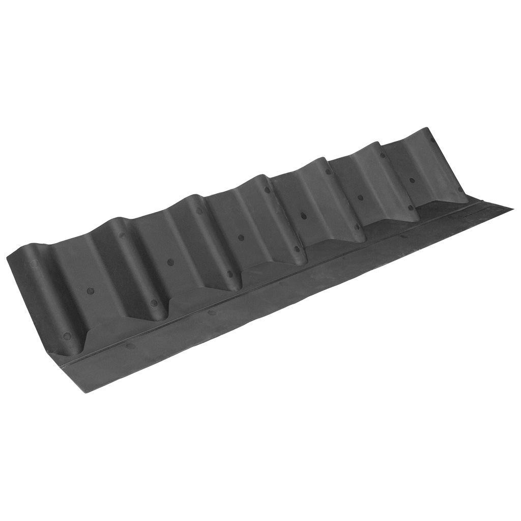 Покрывающий фартук для Ондулин Черепица, 950 х 260мм, черный