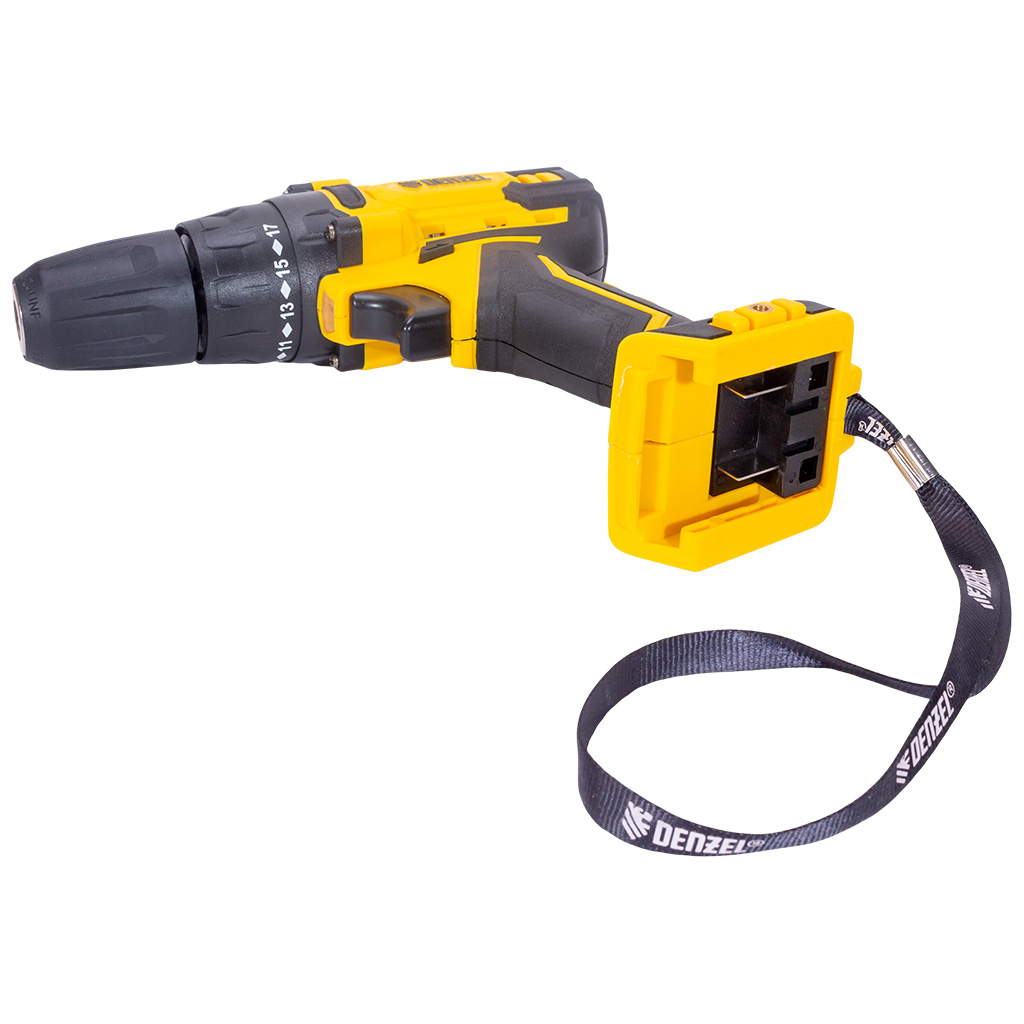 Дрель-шуруповерт Denzel CDL-12-02BM, аккумуляторная, 12В