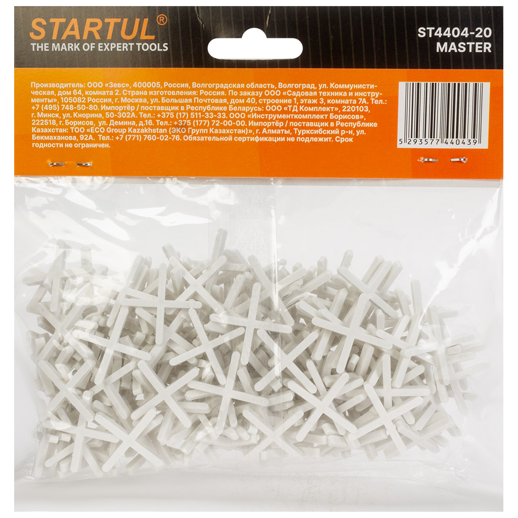 Крестики для кафеля Startul Master, 2.0мм, 200 шт