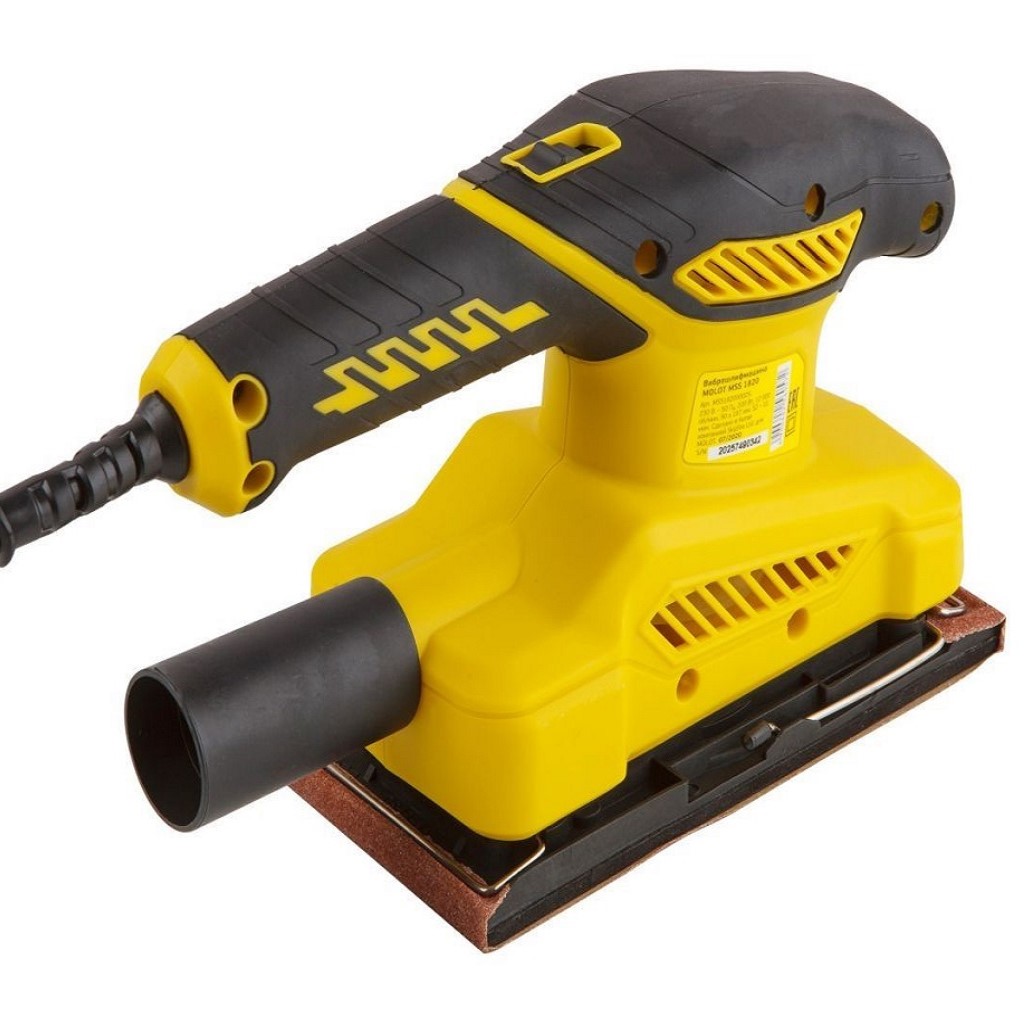 Машина вибрационная шлифовальная Molot MSS 1820, 200Вт