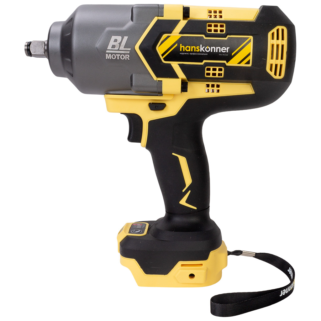 Набор электроинструмента Hanskonner, Дрель ударная + Гайковерт, в ящике с АКБ 6А+ЗУ 4,