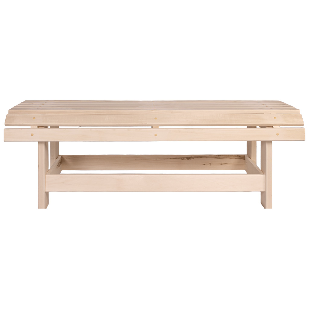 Лавка "Грибок", 1200мм х 400мм х 445мм, липа