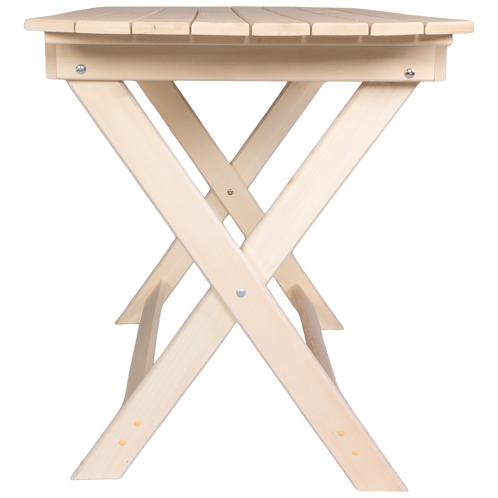 Стол овальный раскладной, липа, 1200мм х 760мм х 600мм