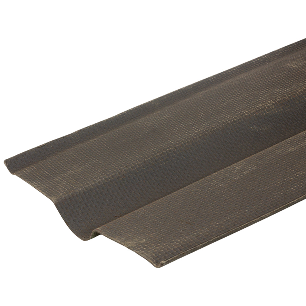 Конек плоский для Ондулина, зеленый, 360мм, 1м.