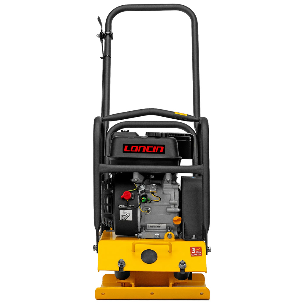 Виброплита бензиновая Denzel VC-12,12 kH, 45х35 см,196 см3