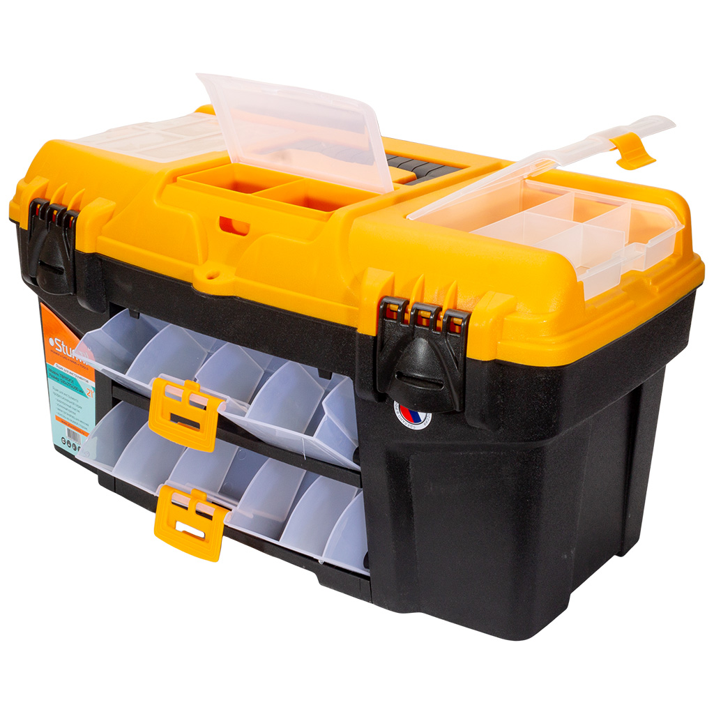 Ящик для инструментов Sturm!, пластиковый, 530х275х290мм