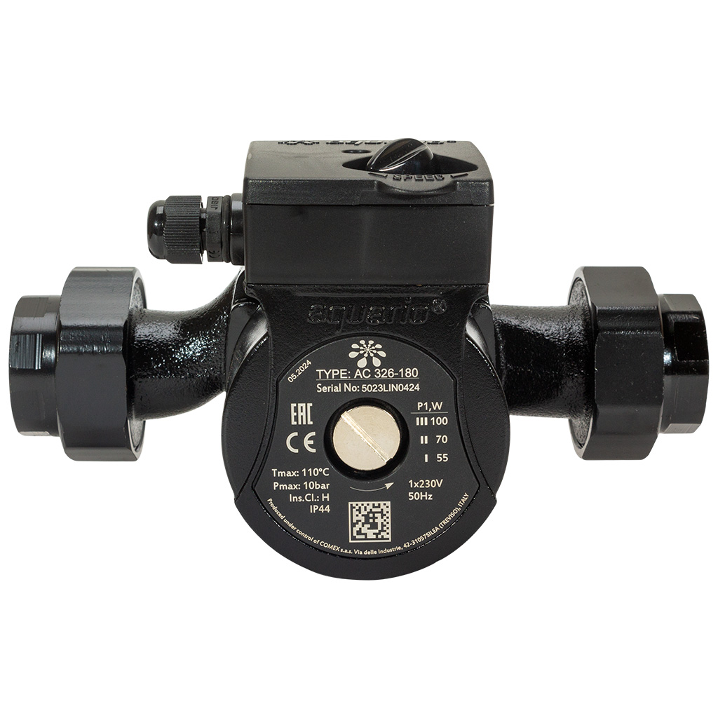 Насос циркуляционный Aquario АС 326, 180мм, с гайками