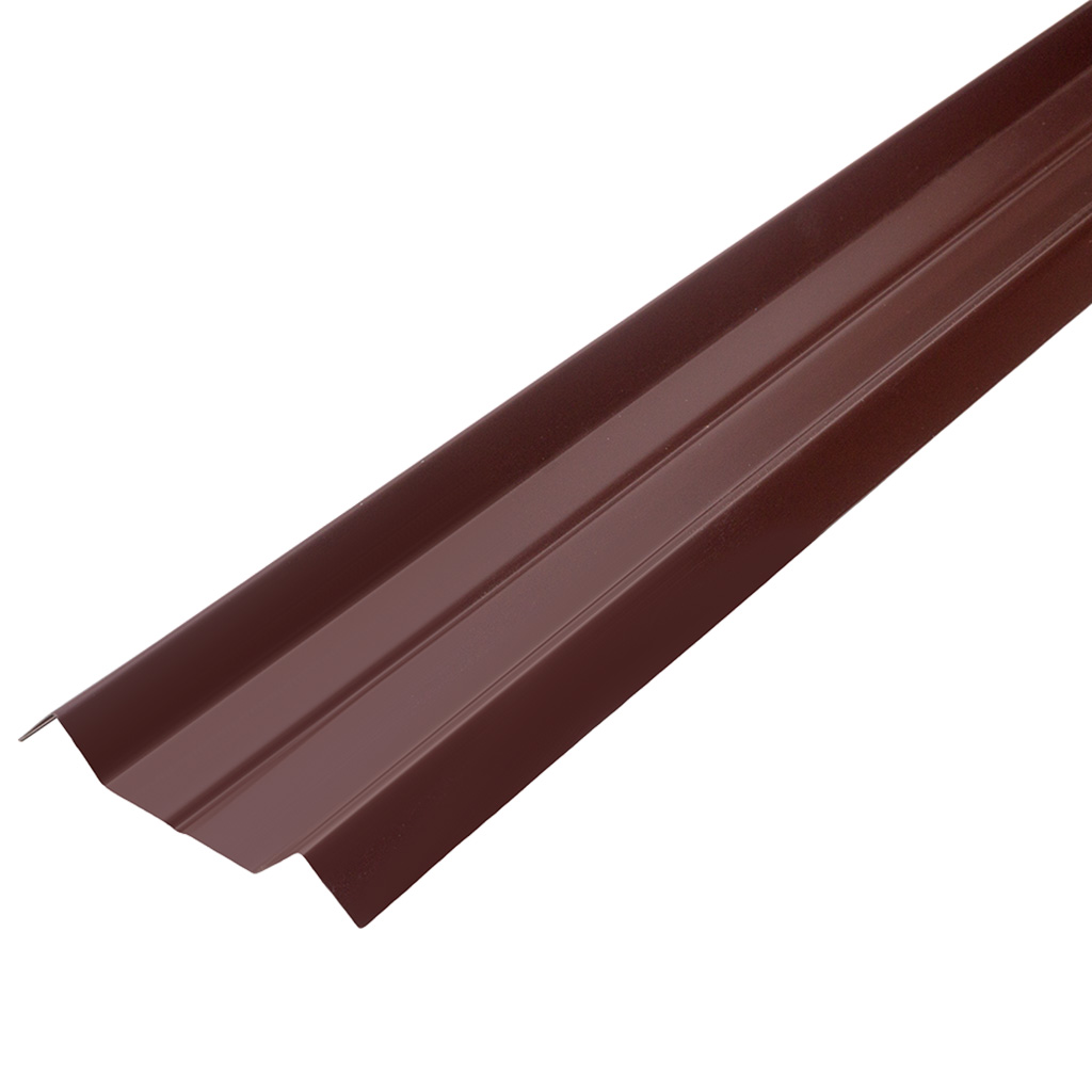 Штакетник металлический, 105 х 1500мм, RAL 8017 шоколад, М-образный