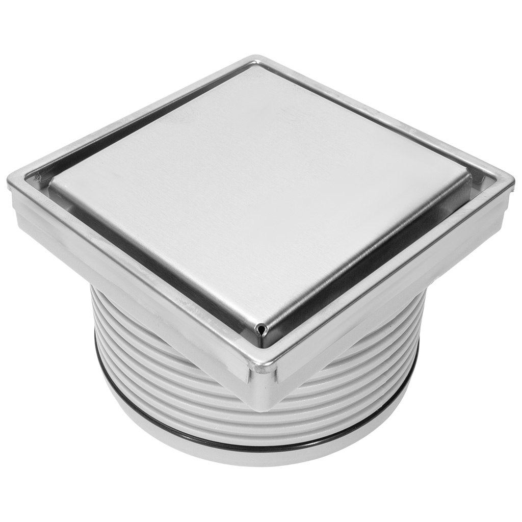 Трап Tim, вертикальный выпуск, для внутренней канализации D50мм, 150х150мм