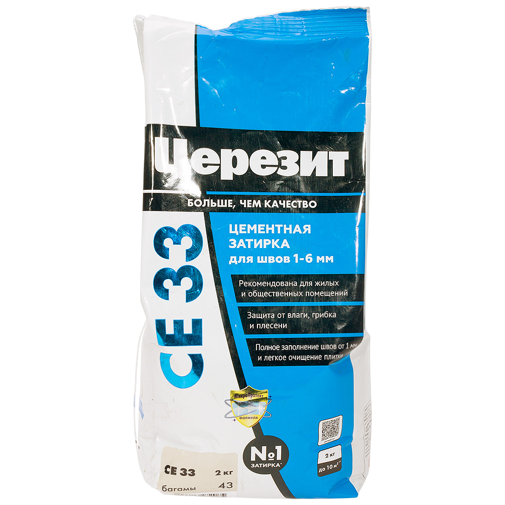Затирка для швов Ceresit СЕ33, багамы (№43), 2кг