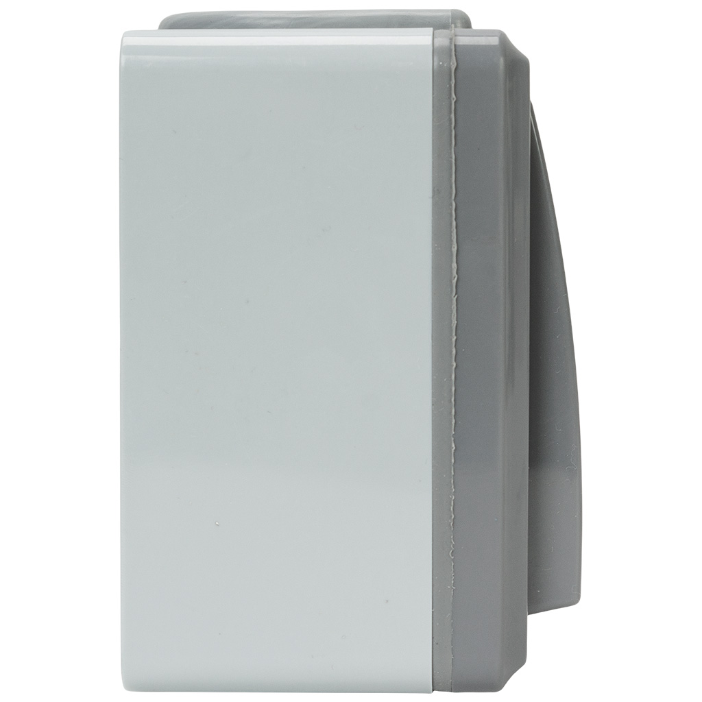 Выключатель открытой проводки Bylectrica Пралеска Аква, 2-клавишный, 6А, IP55, серый