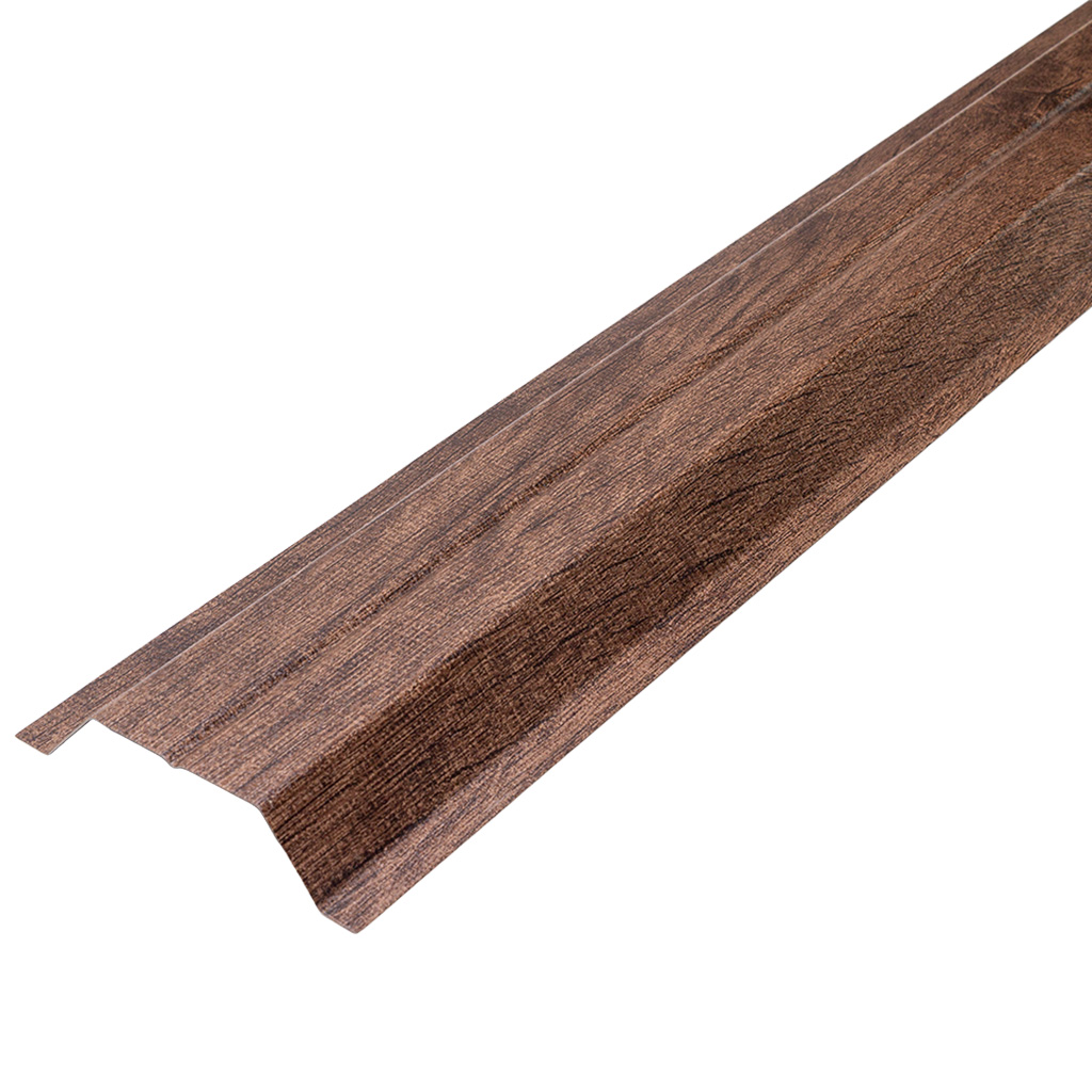 Штакетник металлический, 105 х 1250мм, Print Premium Antique Wood, П-образный