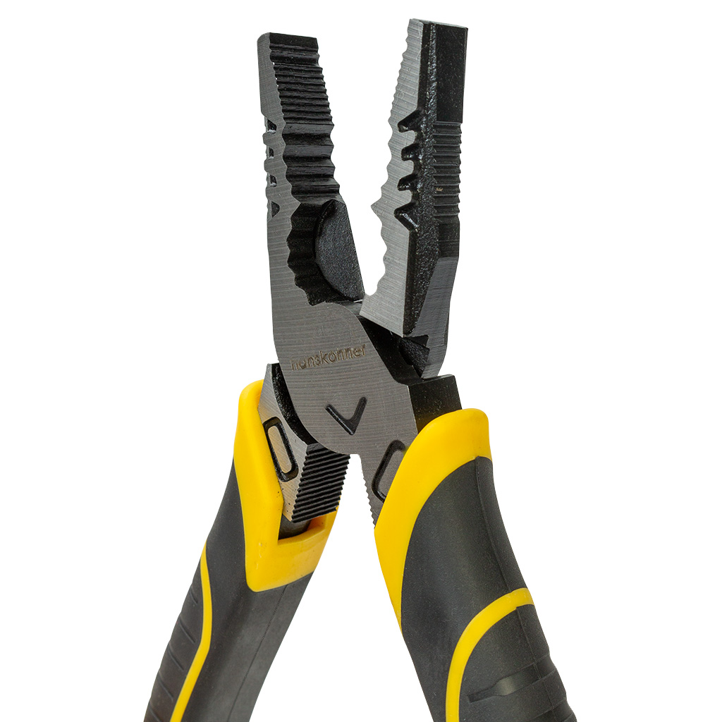 Пассатижи Hanskonner, эксцентриковый шарнир, +30% к силе реза, 225мм