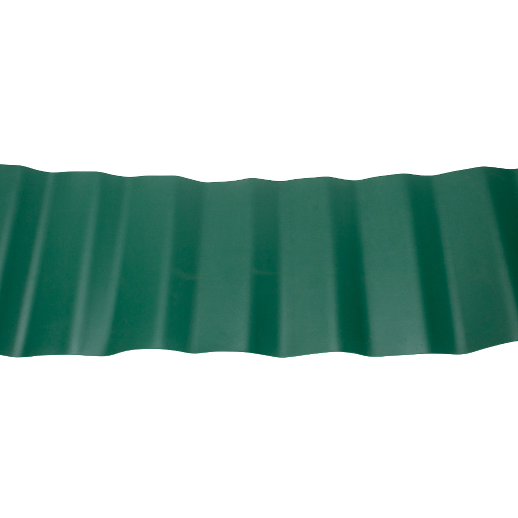 Лента бордюрная Протэк Гофра, хаки, 150мм х 9000мм