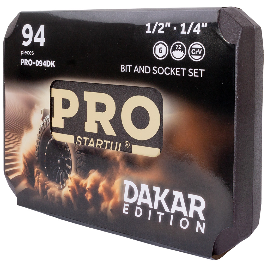 Набор торцевых головок и бит Startul Pro Dakar, 94 предмет, 1/4", 1/2"