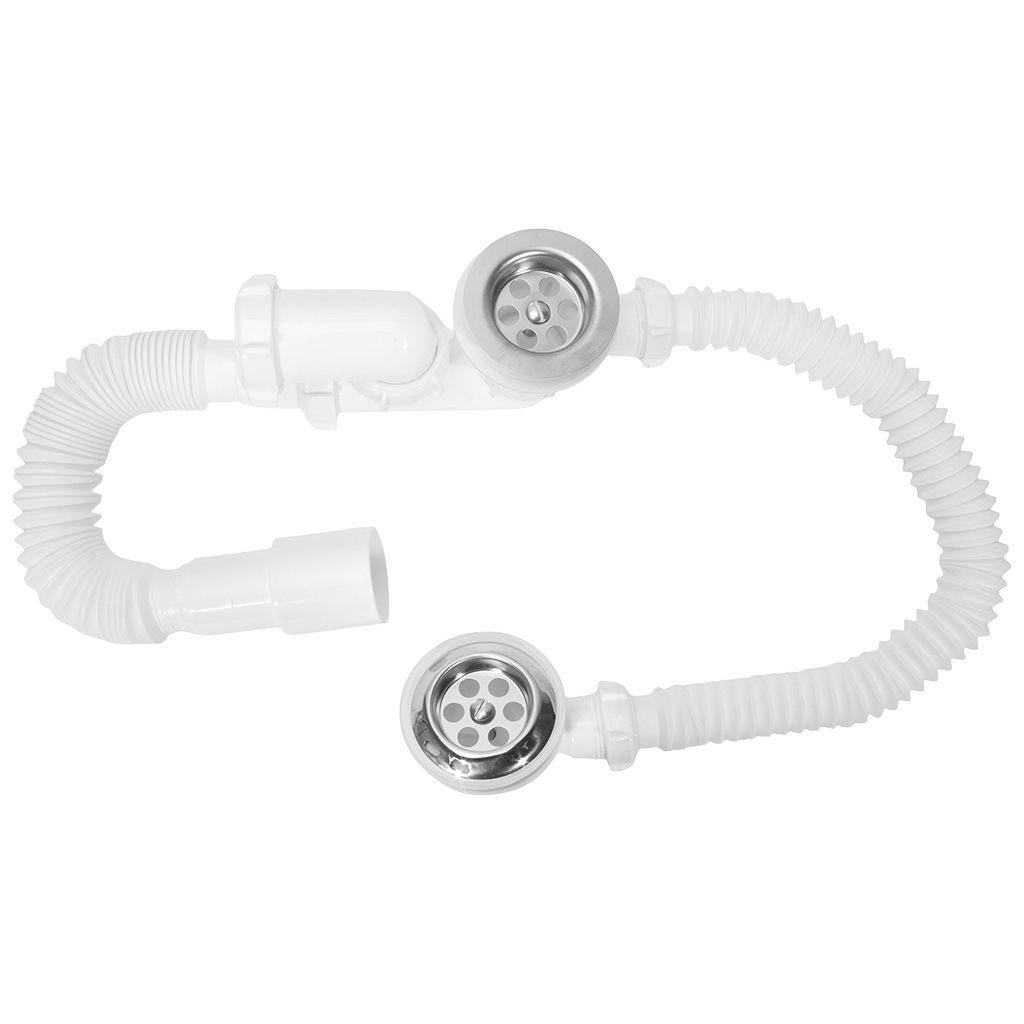 Сифон для ванны Aquant , регулируемый, с переливом, D40-40/50, L700мм