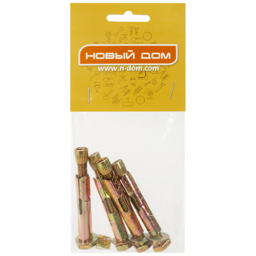 Анкер болт 10 х 60, 4шт/упак