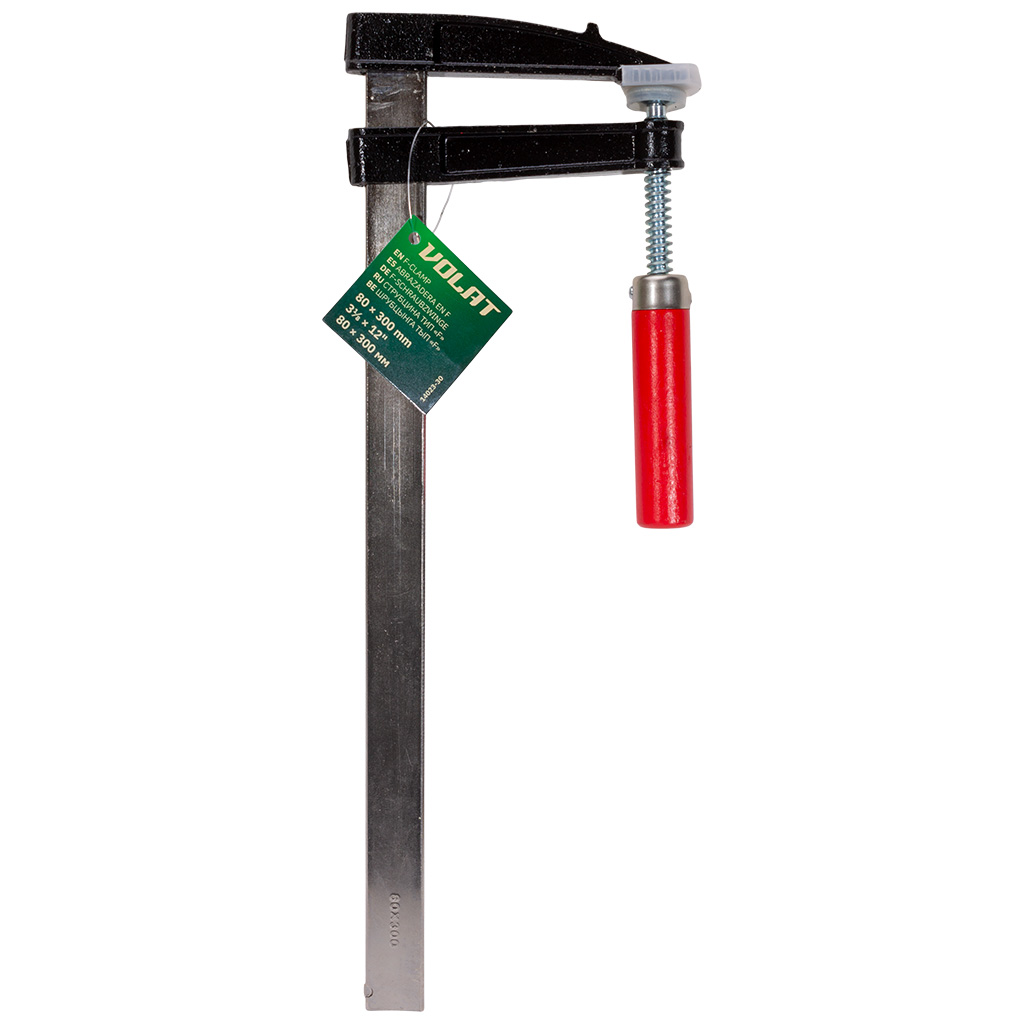 Струбцина F-образная 80х300мм Волат